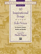 10 Inspirational Songs for Solo Voice Vocal Solo & Collections sheet music cover Thumbnail